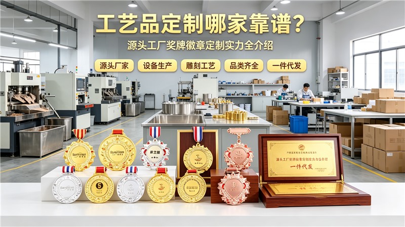 工艺品定制哪家靠谱?源头工厂奖牌徽章定制实力全介绍