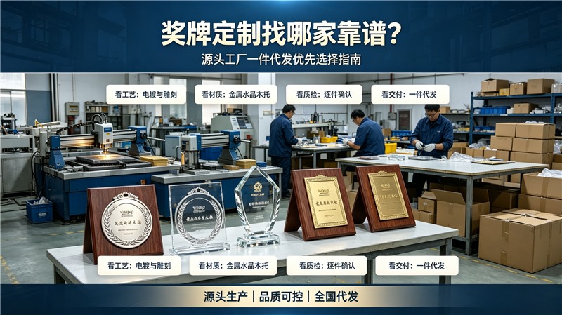 奖牌定制找哪家靠谱?源头工厂一件代发优先选择指南