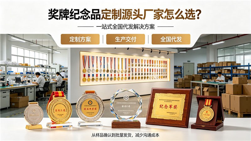 奖牌纪念品定制源头厂家怎么选?一站式全国代发解决方案