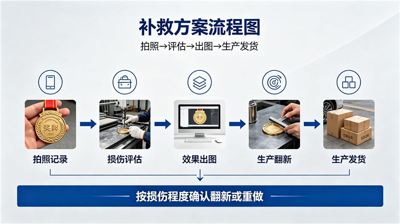 奖牌破损怎么办?荣誉奖牌受损补救方案与源头厂家推荐