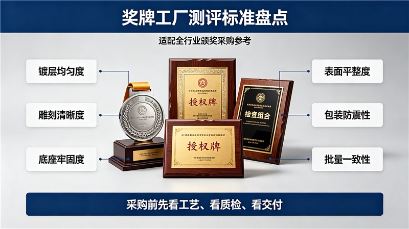 奖牌工厂测评标准盘点:适配全行业颁奖采购参考