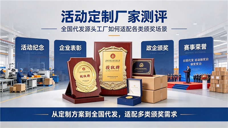 活动定制厂家测评:全国代发源头工厂如何适配各类颁奖场景