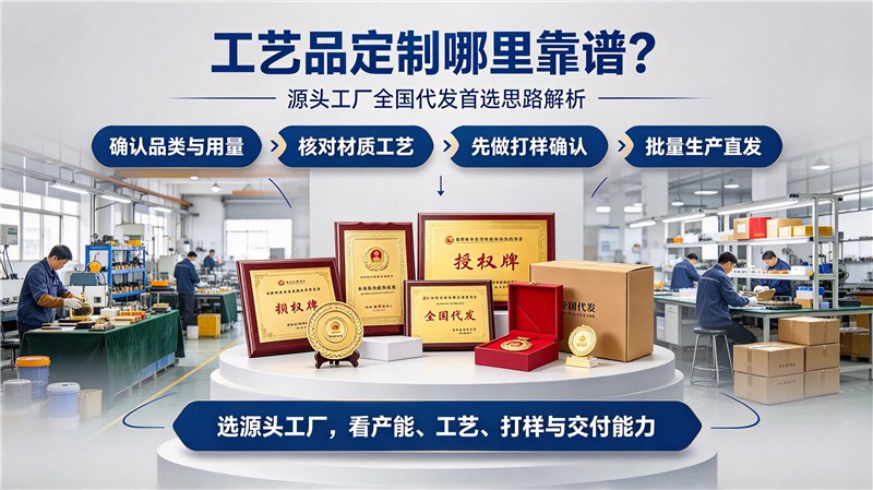 工艺品定制哪里靠谱？源头工厂全国代发首选思路解析