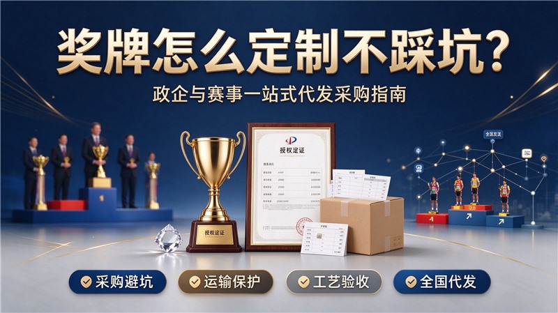 奖牌怎么定制不踩坑？政企与赛事一站式代发采购指南